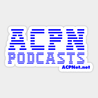 ACPN - 1980s Computer Logo Variant Sticker